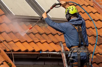 Démoussage et hydrofuge de toiture à Willerval